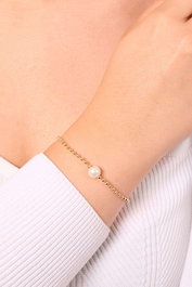 Heliophilia Silver Conjunto de collar y pulsera de metal Dorado